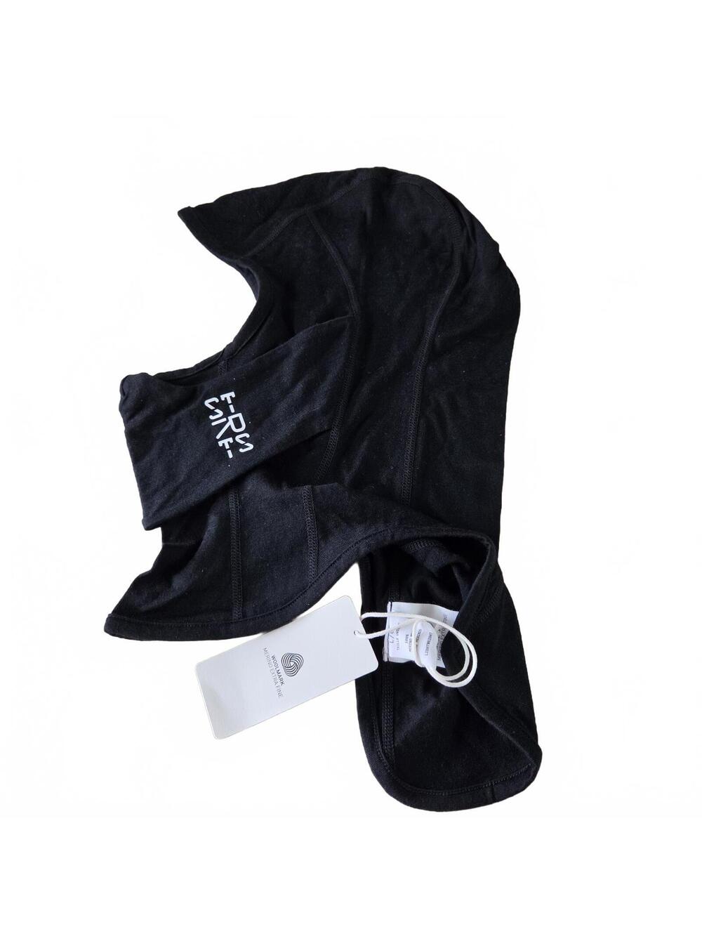 stratus antifog storm cell  Merino Wool Balaclava Hood Black Size Large new